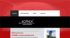 Desktop Screenshot of konnex-werbung.de